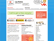 Tablet Screenshot of lipnotes.com